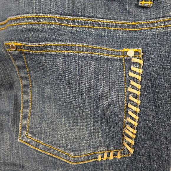 Michael Kors jeans slim fit straight women's 10 blue denim - Picture 11 of 14